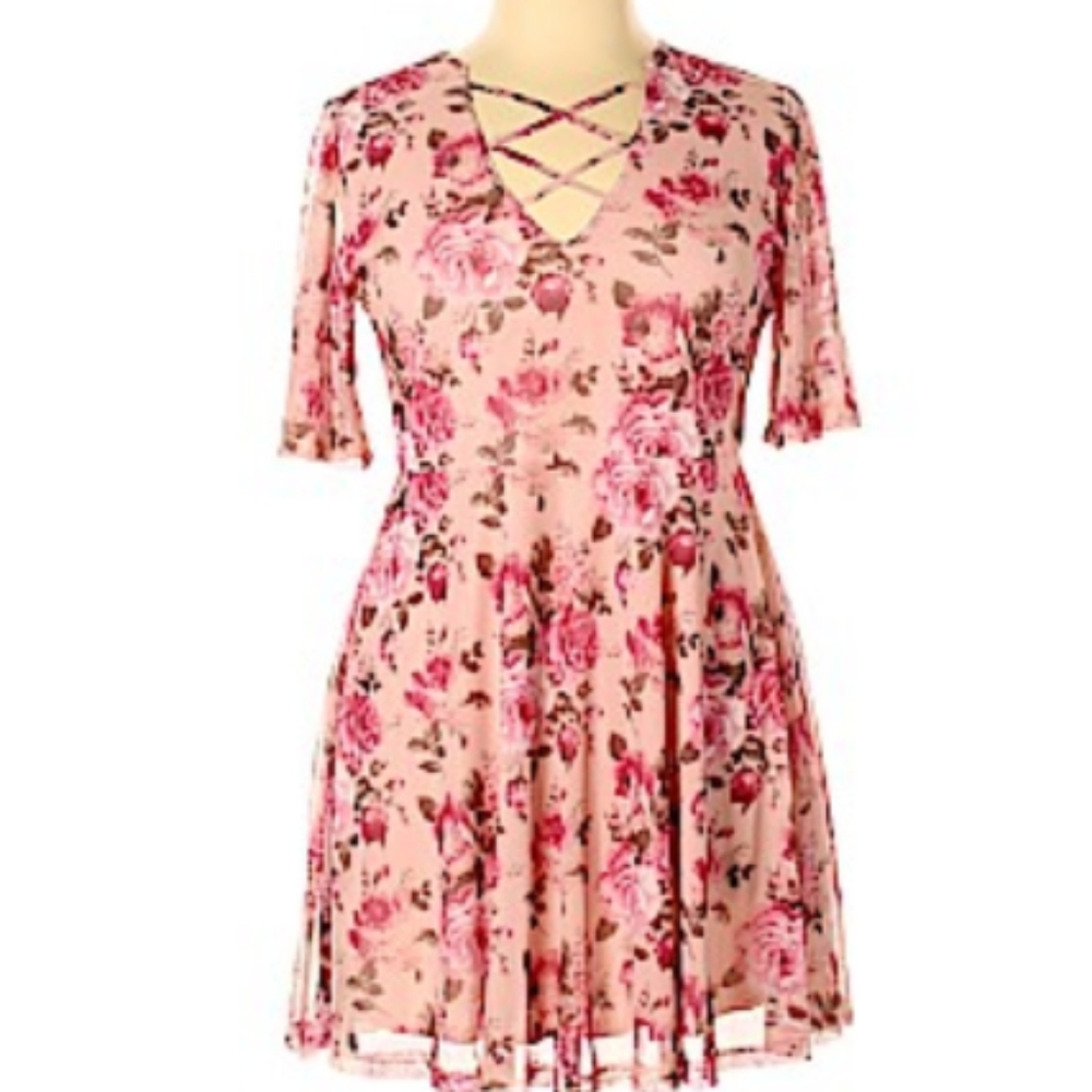 🌺Lace Detail Floral Dress 🌺